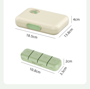 Hộp thuốc hàng tuần hộp thuốc cầm tay lật kín chống ẩm hàng tuần hộp lưu trữ nhà máy bán buôn hộp thuốc sang trọng - Product Image 5