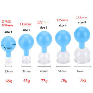 Ensemble de ventouses faciales en verre, 5 pièces, thérapie, Massage, aspiration sous vide, Anti-<span class=keywords><strong>Cellulite</strong></span> - Product Image 6