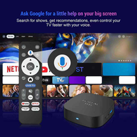 Precio de Fábrica al por Mayor, Mortal T1+ Quad Core Android 16.0 4K Wifi6 2GB 8GB Smart TV Box para Reproductor Multimedia en Streaming RK3518