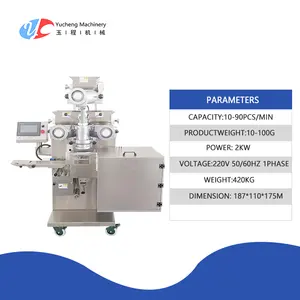 Stainless Steel Automatic Double Cookie And Biscuit Encrusting Making Machine For Making Foming Machine