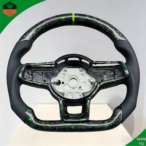 Volante per VW Jetta, Vendita all'Ingrosso, in Pelle GTI Carbonio <span class=keywords><strong>T6</strong></span>, per Scirocco Mk6 Mk7 <span class=keywords><strong>Golf</strong></span> Polo - Product Image 5
