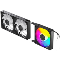 Ventilateur de boîtier PC modulaire XINMAI 120 mm à clipser, ARGB PWM, avec contact métallique, OEM ODM