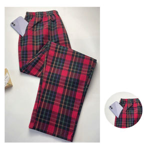 Vente flash - <span class=keywords><strong>Pantalon</strong></span> de <span class=keywords><strong>pyjama</strong></span> en coton à carreaux classique personnalisé unisexe pour femmes et hommes - Product Image 5