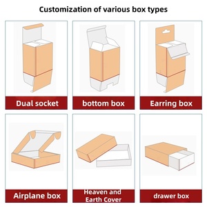 Boîte cadeau haut de gamme, structure robuste de type avion, pour les soins anti-âge de la peau et l'emballage de flacons de capsules de santé - Product Image 6