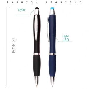 High Quality Promotional <b>Gift</b> LED Light up Touch Screen <b>Pen</b> Custom Laser Logo Stylus Ballpoint <b>Pen</b> - Product Image 3