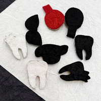 Appliques en tissu faites à la main en forme de lunettes avec perles, garnitures décoratives à coudre à la main pour vêtements, sacs, chaussures, patch DIY Chine