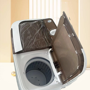 Lavadora y Secadora Semiautomática de Doble Tina de 5 kg, Eléctrica, de Plástico, Compacta, para Uso Doméstico, Nueva, Venta Directa de Fábrica - Product Image 6