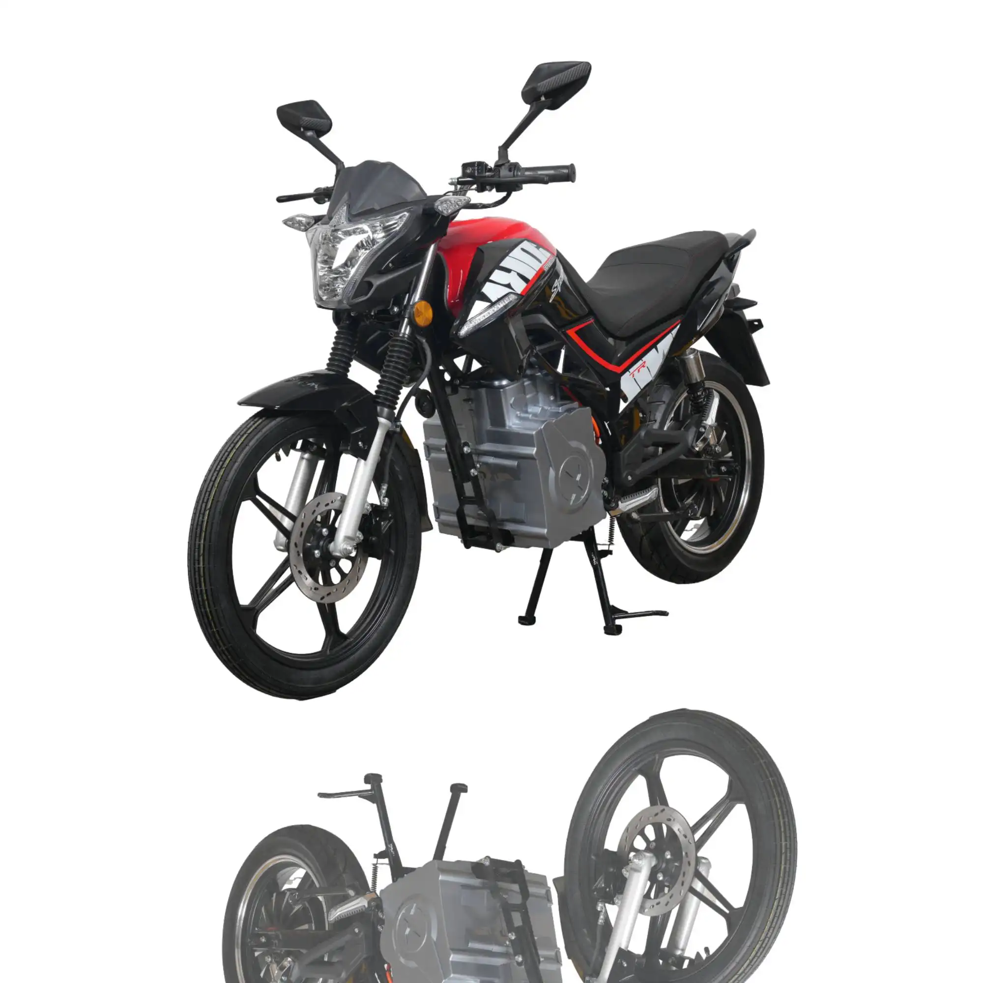 Moto tout-terrain personnalisée 3000w Super Power Chopper Dirt Bike pour adultes