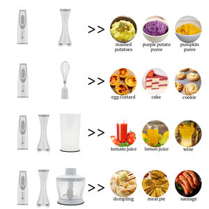 Batidoras <span class=keywords><strong>de</strong></span> Inmersión Ecológicas <span class=keywords><strong>de</strong></span> Plástico <span class=keywords><strong>de</strong></span> 200W, 300W y 400W, Juego <span class=keywords><strong>de</strong></span> Batidoras <span class=keywords><strong>de</strong></span> Mano 3 en 1 Económicas para Cocina - Product Image 2