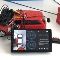 Calibrage automatique panoramique voiture oiseau vue Bus 360 système de caméra 360 degrés autour de la vue système de surveillance caméra de voiture