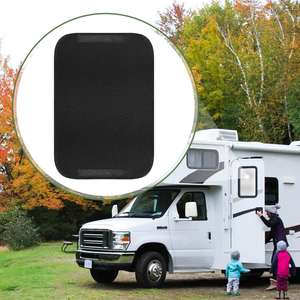 Rideaux noirs pour camping-car caravane fenêtre soleil occultant tissu porte d'entrée ombre RV accessoires décor - Product Image 1