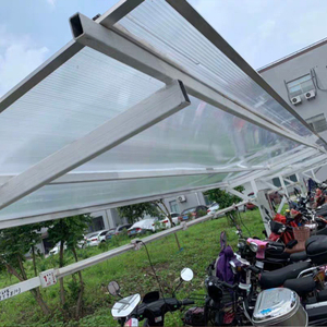 Trong suốt 16mm <span class=keywords><strong>Polycarbonate</strong></span> tấm nhựa rỗng cho xe nơi trú ẩn/nhà để xe/carport/tán - Product Image 5