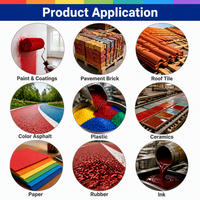 Produk Serbaguna Tahan Cuaca Sempurna Pigmen Warna Bubuk Oksida Besi Oranye Fe2O3 Anorganik