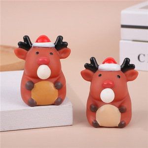 Christmas Santa Claus Squeeze Toy, <b>Bubble</b> Popper Stress Relief Toy, Cute Holiday Themed Squishy Toy for <b>Kids</b> and Adults - Product Image 3