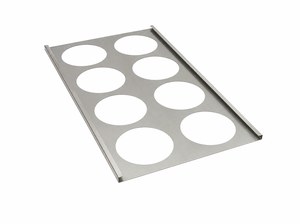 8 Holes <b>Squeeze</b> <b>Bottle</b> Holder Compatible with 1/3 GN Pan Commercial Kitchen Steel Fabrication Restaurant Equipment Kitchen - Product Image 2