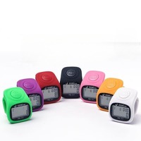 Compteur numérique à 6 doigts, 8 canaux, avec rétroéclairage LED, pour la prière et le chant, en silicone