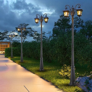 โคมไฟสวนเหล็กติดผนังภายนอก พร้อมหลอดไฟ LED แก้วสีขาวอบอุ่น 2700K IP66 หลอดไฟ A19 แบบไม่ถอดได้ ใช้ไฟ AC 220V ติดตั้งแบบฝัง พร้อมเซ็นเซอร์ตรวจจับความเคลื่อนไหว - Product Image 5
