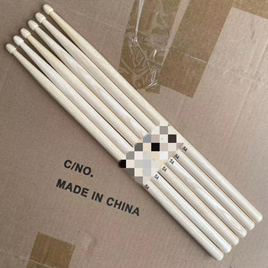 Supply Wholesale Aquarius Drum Sticks From Hebei China-5A Frame <strong>Drumsticks</strong> With Paper Card Carton Packaging - Product Image 3
