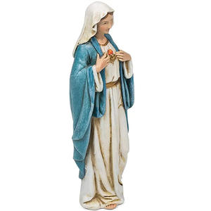 Witt Figures religieuses occidentales transfrontalières Statue en résine <span class=keywords><strong>de</strong></span> la Sainte <span class=keywords><strong>Mère</strong></span> <span class=keywords><strong>de</strong></span> <span class=keywords><strong>Marie</strong></span> Saint Joseph Icône <span class=keywords><strong>de</strong></span> <span class=keywords><strong>l</strong></span>'église Affichage Cadeau Artisanat - Product Image 3