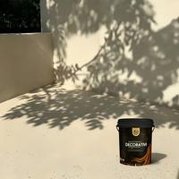Revêtement liquide mat en terrazzo de pierre lavée acrylique VALIDEA, décoratif pour murs intérieurs et extérieurs, imperméable et antidérapant
