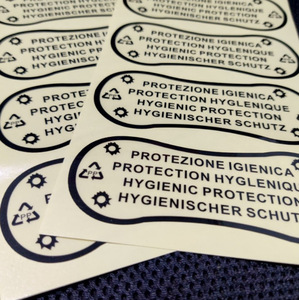 Label Maker Proberen Op Clear Badmode Hygiënische Stickers Transparant Vinyl Beschermende Hygiënische <span class=keywords><strong>Liners</strong></span> Voor Bikini Fitting - Product Image 6