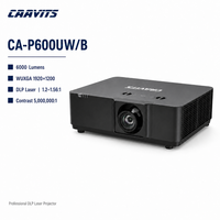 Projecteur de projection laser DLP WUXGA CAAVITS 6000 lm pour scène, parc à thème, extérieur, vente en gros, personnalisable CA-P600UW/B