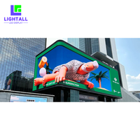 Panneau mural LED IP67 étanche 3D P10mm de haute qualité pour l'affichage numérique de la publicité extérieure à usage externe