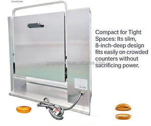 Máquina Tostadora Automática Comercial de 1600W para Hacer Pan de Hamburguesa, de Acero Inoxidable 304, Alta Productividad - Product Image 2