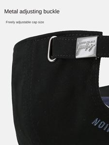 Casquette de baseball unisexe élégante et décontractée, à calotte rigide, avec visière extra-large et extra-profonde, design brodé 3D tendance, 100% coton, modèle courant - Product Image 5