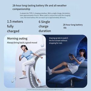 BASEUS E3 Auricolari di Alta Qualità di Seconda Mano per Uso Quotidiano, Cuffie Wireless per Musica e Chiamate, Vestibilità Confortevole - Product Image 5