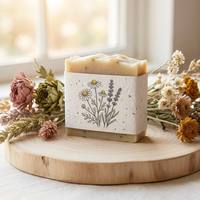 Envoltorio de Jabón de Papel con Semillas Personalizado |   Etiqueta de Jabón Plantable 100% Biodegradable |   Envases Sostenibles para Jabón Artesanal