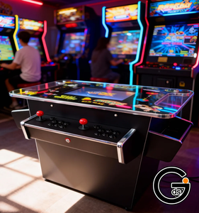 Máquina de Juegos Arcade Multijugador Popular, Gabinete de 3 Lados, Máquina de Juegos Retro que Funciona con Monedas con Juegos Clásicos para Centros de Entretenimiento - Product Image 4