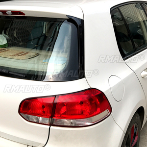 2Pcs Gloss Black Car Rear Window Side <b>Spoiler</b> Wing Splitter for Volkswagen <b>Golf</b> 6 <b>MK6</b> 2009-2013 Car Accessories - Product Image 5