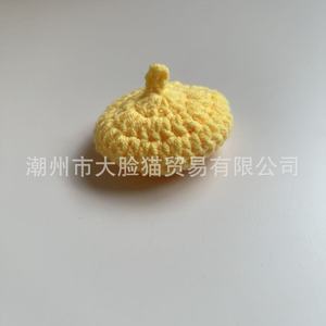 Knitted <b>Beret</b> Handmade Hat For Plush Toy Accessory Unisex Youth 8 To 13 Years A-5666 - Product Image 5