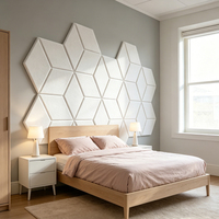 Matériau d'isolation et d'absorption acoustique écologique, ignifuge, hautement efficace, 100% fibre de polyester, moderne, pour écoles, appartements, hôtels