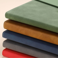 Ensemble cadeau d'entreprise haut de gamme, carnet A5 en cuir PU vert avec personnalisation et impression à l'écran, stylo cadeau d'affaires