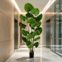 Immergrüne Hochzeitsblumenarrangements Künstliche Palme Kunstpflanze Büro- und Heimdekoration Accessoires Babyparty-Dekoration