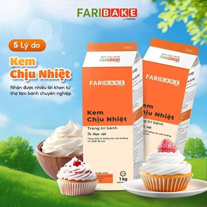 Crema No Láctea para Decorar Pasteles al por Mayor, OEM/ODM, Crema No Láctea HALAL para Repostería, 1KG, Crema Resistente al Calor de Vietnam - Product Image 3