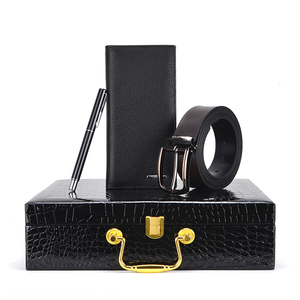 Cofanetti regalo di lusso OEM Set cinture in pelle da <span class=keywords><strong>uomo</strong></span> Business/festa del papà/san valentino/laurea <span class=keywords><strong>con</strong></span> perline grafiche stampate - Product Image 4