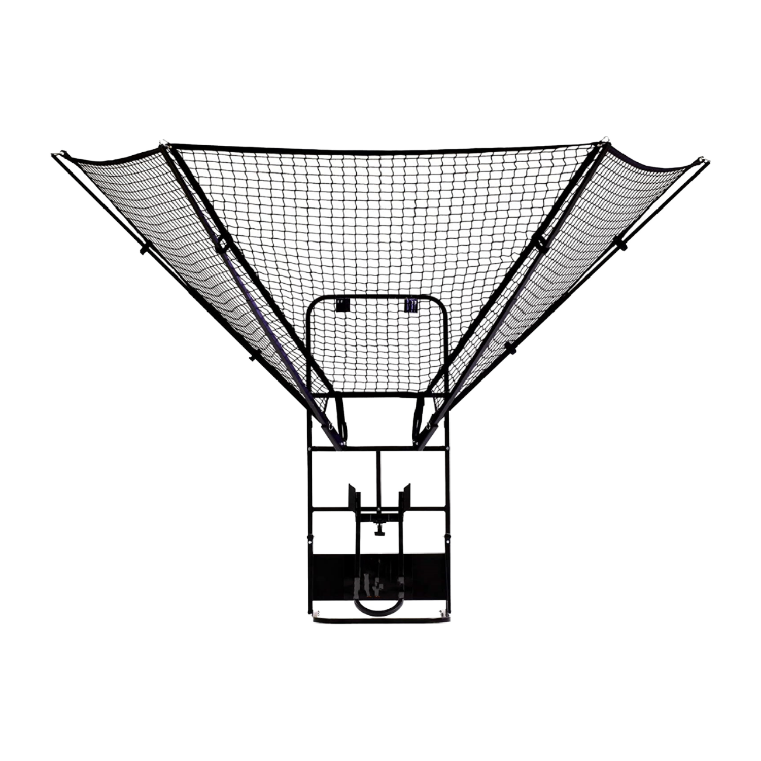 Durable Portable Indoor/Outdoor Basketball Shooting Return Machine with PE Backboard and Steel Frame Shot Trainer