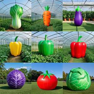 Publicidad modelo vegetal inflable <span class=keywords><strong>gigante</strong></span> personalizado <span class=keywords><strong>tomate</strong></span> inflable/pepino inflable para promoción - Product Image 1