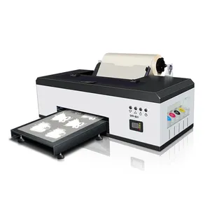 Printer Dtf L1800 mesin industri percetakan Inkjet tinta putih untuk desain Transfer panas Offset kustom