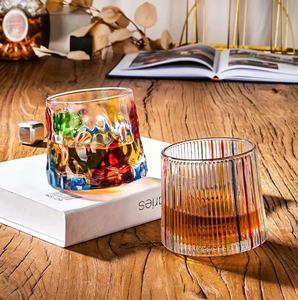 Tazas de Cerveza de Cristal con Cuentas de Colores, Diseño Moderno, Aptas para Lavavajillas y Microondas, Artículos de Bar Artesanales para Entusiastas de las Bebidas y el Whisky - Product Image 3