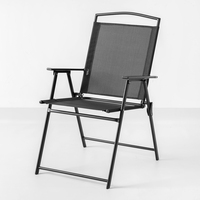 Chaises pliantes modernes avec plateau en verre trempé et cadre en acier, couleur personnalisable, pour extérieur, camping, salon, salle de bain