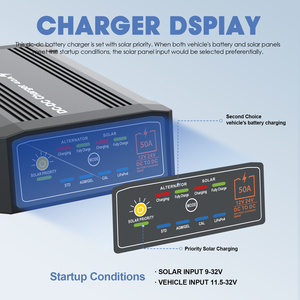 Chargeurs CC-CC <span class=keywords><strong>pour</strong></span> <span class=keywords><strong>camping</strong></span>-cars et caravanes, 12V à 12V, 50A, 600W, charge <span class=keywords><strong>automatique</strong></span> sans fil, <span class=keywords><strong>chargeur</strong></span> de <span class=keywords><strong>batterie</strong></span> CC-CC - Product Image 2