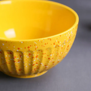 Cuenco de cerámica duradero para <span class=keywords><strong>cereales</strong></span>, vajilla de cocina colorida para uso doméstico, cantidad mínima de pedido requerida - Product Image 5