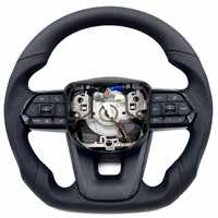 Volant en cuir Toyota pour Corolla Land Cruiser LC300 LC200 Prado Hilux Fortuner Volant personnalisé