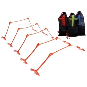 Juego de Obstáculos de Velocidad Ajustables para Entrenamiento de Fútbol con Bolsa de Transporte - Product Image 1