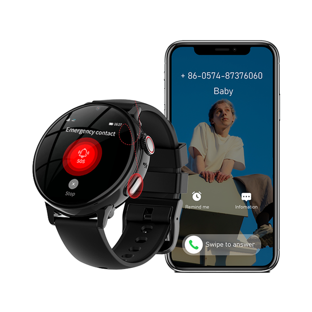 4G GPS Kids Watch IP67 Waterproof LCD Display SOS Call Tracker Camera Video Call Sleep Tracker Magnetic 5-10 Days Battery Life