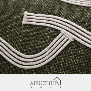 AIBUZHIJIA Spring Pillow <strong>Covers</strong> Solid Color Whisker Extraction Process Patio Furniture <strong>Rectangular</strong> <strong>Cushion</strong> <strong>Covers</strong> - Product Image 3
